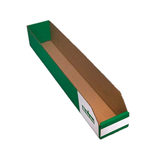 Pack of 50 K Bins - 100mm High Cardboard Storage/Picking Bins (600 x 100mm - A6010)