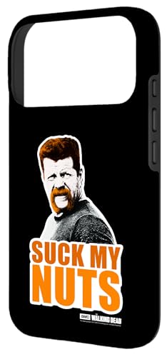 Coque iPhone 17 Pro The Walking Dead Suck My Nuts en silicone