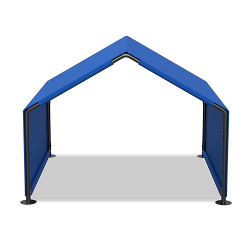 OLOBBIRD Outdoor Dog Tent - Blue 420D Oxford Fabric, UV Protection, Waterproof, Ventilated - 47.8
