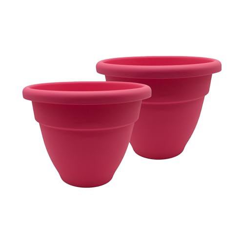 The HC Companies 10 Inch Caribbean Planter Pots...