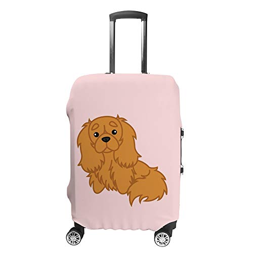 Housse de protection pour bagages CHEHONG idéale pour repérer sa valise rose chien à l'aéroport