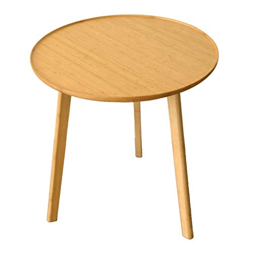 Home Side Table Deskbamboo Round Coffee Tableiving Room Bedroom Balcon