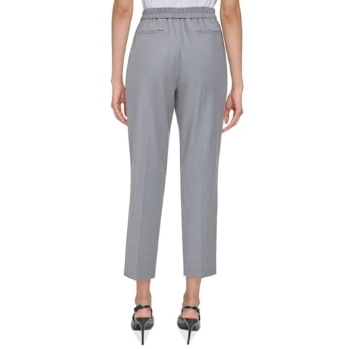 Calvin Klein Womens Pleated Trouser Pants Gray 162