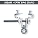YUEERIO Heavy Duty Steel Beam Clamp for Heavy Bag Suitable I-Beam 2.48