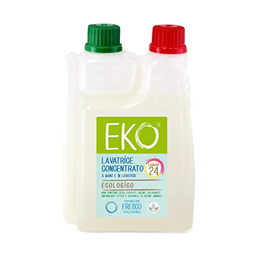 Eko Detergente Lavadora Líquido Fresco - 24 Lavados 600ml - Concentrado Ecológico