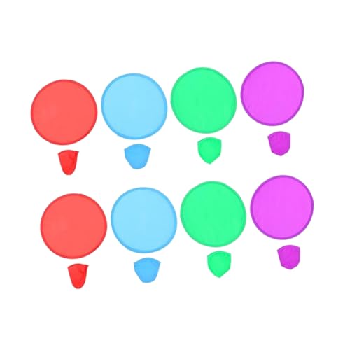 CORHAD Folding Fan Polyester Flying Discs Children's Toy Glow Outdoor Flying Disc Game Random Color