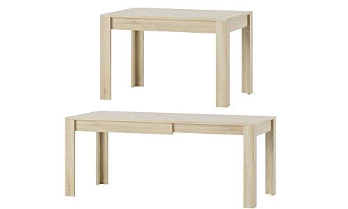 MPS praktisch Tisch SYRIUS 120-190 x 80 x 76 cm (L x B x H) im Eiche Sonoma...