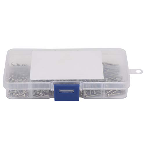 Kit surtido de tornillos autorroscantes 400 piezas miniatura 2