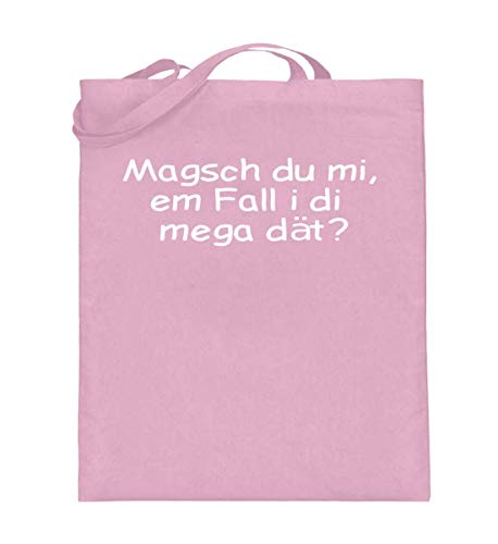 Sac en toile de jute rose à anses longues fini les sacs fragiles