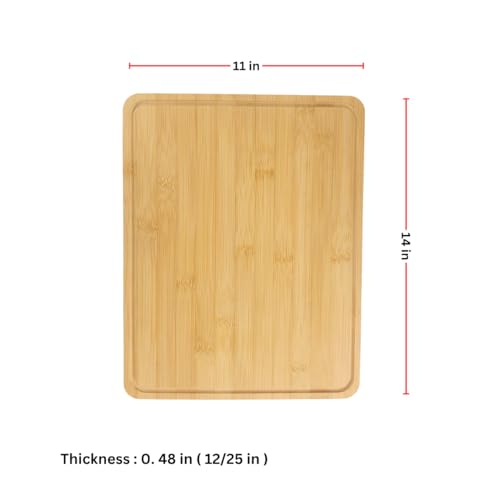 Set de 10 Tablas de Cortar Rectangulares de Bambú 38x28 cm miniatura 2