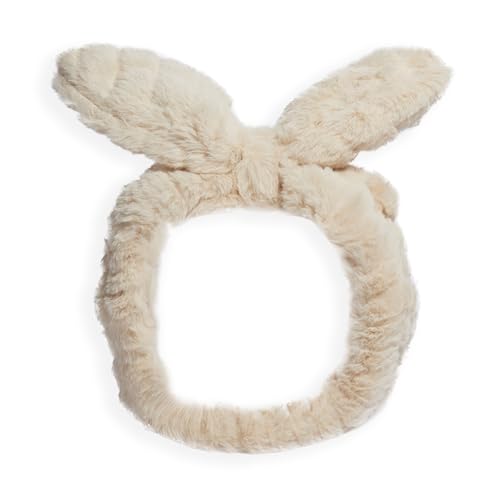 Revolution Skincare Hair-Tie Headband, Ultra-Soft, Multi-Use Bunny Ears Headband, Keep Hair Out Of Your Face
