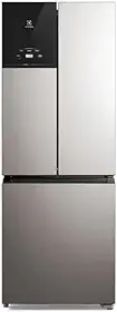 Geladeira Electrolux Frost Free Inverter 480L Efficient AutoSense 3 Portas Inox Look (IM7S) 127V