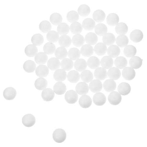 Garneck 250 Boules de Mousse Blanche de 6,35 Cm (2,5 Pouces) pour Loisirs Créatifs, Décorations pour Enfants Et Articles de Fête.