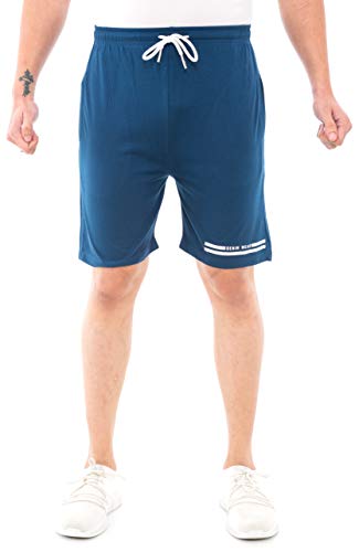 Image of Epoxy Men's Combo Shorts Pack - Sports, Gym, and Bermuda Shorts for Men - Pack of 2 - Cotton Fabric, Zipper Pocket, and Stylish Design - Summer Wear and Fitness Essentials