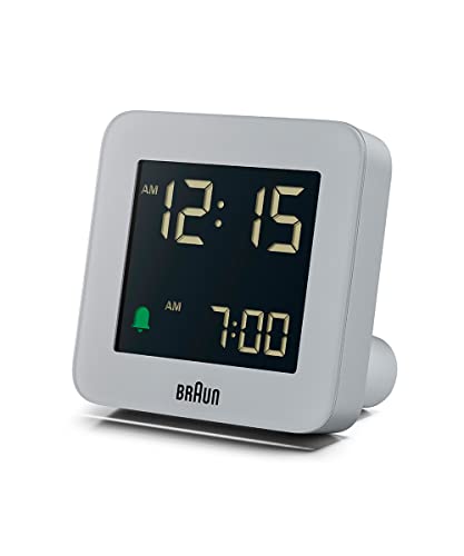 BRAUN/ブラウン 置き時計 デジタル グレーアラーム クロック BC09G Digital