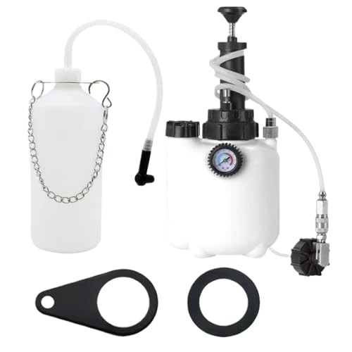 Yonuaret Dispositivo di Spurgo Freni A Pressione | Forniture di Ricambio A Rilascio Rapido per Autoveicoli - Kit per Sanguinamento Liquido Freni da 3 Litri,per Rimorchio Camion Autovettura Berlina