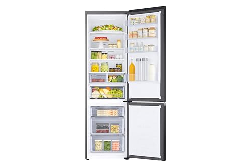 Samsung Series 8 SpaceMax Combi Fridge Freezer, Featuring Spacemax, AI Energy Mode and Twin Cooling, Black, Model: RB38C607AB1 - Image 5