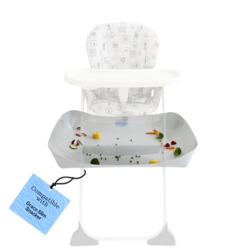 CATCHY - Food Catcher - Compatible with Graco Slim Snacker High Chair + 11 Other High Chairs - Highchair Sold Separately - Baby &amp; Toddler Food &amp; Mess Catcher - Under High Chair Accessory