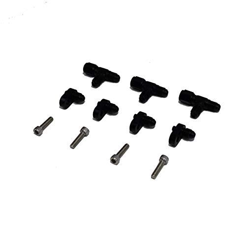 A-Team Performance - Ls Lsx Ls1 Ls2 Ls6 Lm7 Steam Vents - With Hardware And Hoses Kit - For Front And Rear Venting -4 An Complete Coolant Crossover Black #TOP6