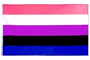 Flaglink Genderfluid Pride Flag 3x5': Radiant Symbol of Gender Inclusivity