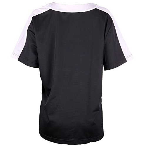 Nike Womens Vapor Full Button Softball Jersey Athletic - Black - Size XL