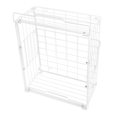 Hemobllo Cesta Metálica para Congelador Ajustable y Colgante Resistente al Frío Organizador para Frigorífico y Congelador Cesta de Alambre para Almacenamiento