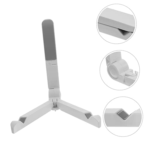 Abaodam 3Pcs Suporte De Disco De Vinil Prateleira De Armazenamento De Plástico Branco