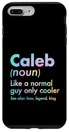 Caleb Like A Normal Guy Only Cooler Legend King �t�@�[�X�g�l�[�� �X�}�z�P�[�X iPhone 7 Plus/8 Plus �p