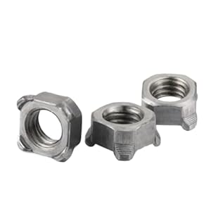 WUPNGS Quadratische Schweißmuttern 25 Stück