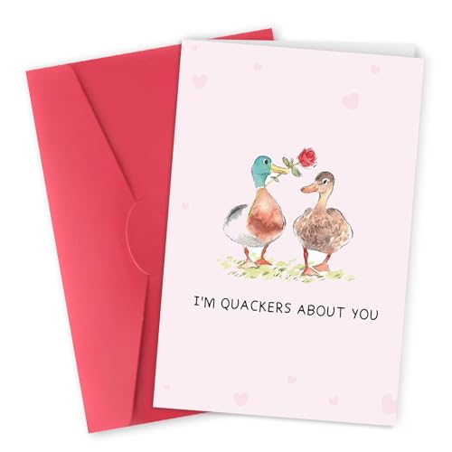 LiuuLi Carte de Saint-Valentin amusante, jolie carte d'anniversaire de mariage pour petite amie, petit ami, mari, épouse, cadeau de Saint-Valentin pour lui, elle, idée cadeau de Saint-Valentin