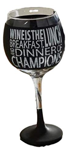 Mud Pie Chalkboard Wine Glass