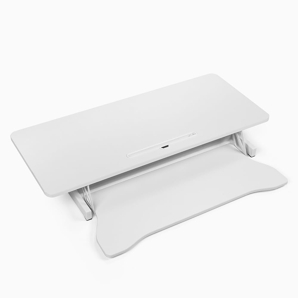 Supporto per monitor PC da scrivania regolabile in altezza Jallo XL - Bianco