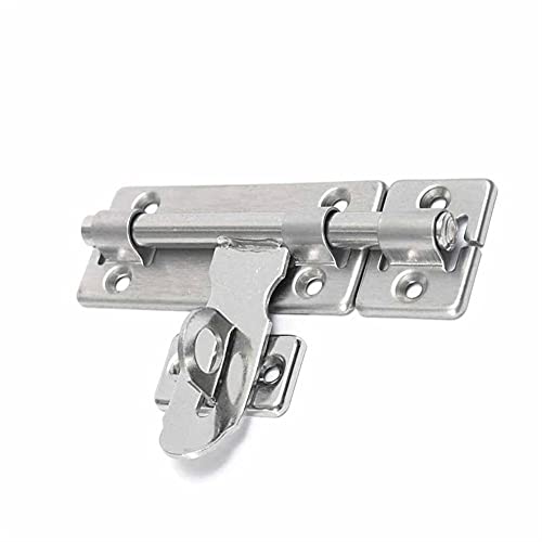 Serrure de porte en acier inoxydable 4 pouces loquet brossé durable