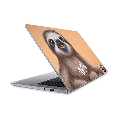 Couverture autocollante paresseux anti-rayures pour boîtier Mi Notebook 14