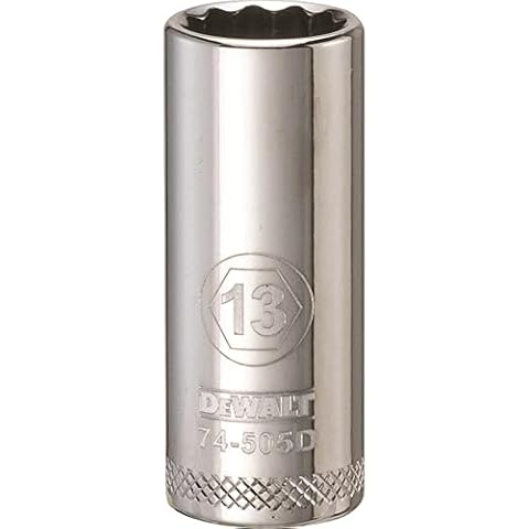 DEWALT 12 Point 3/8" Drive Deep Socket 13MM Cover