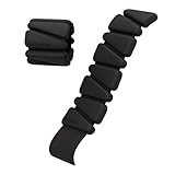 BetterMe Adjustable Weight Bands – Ankle Weights & Wrist Weights for Women – Adjustable Straps for Arms & Legs – Home Workout & Pilates Weights (Black)