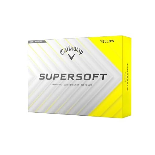 Callaway Golf Supersoft Golf Ball 2025, Yellow