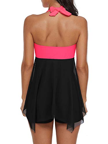 Image of American Trends Women's High Waisted Bikini Bottoms Swimming Suits Tummy Control Bathing Suits