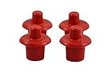 Milk Stopper for Cow and Goat Liner Set of (4 Pcs) by Melasty (Color is RED)