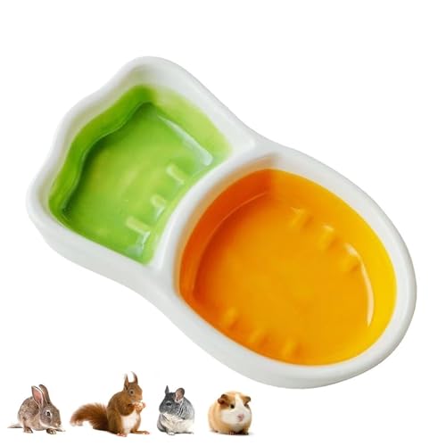 水飲み ハムスター 餌入れ 陶器 かわいい 人参 ミニ 小鳥/インコ/ハムスター/ハリネズミ/うさぎ 小動物用食器 ペット食器