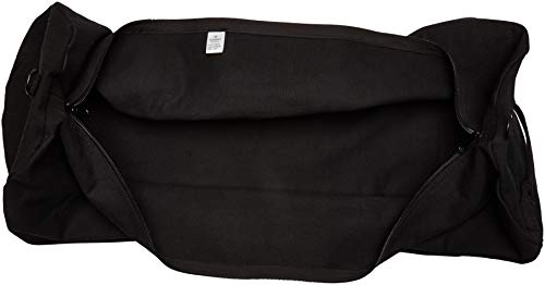 Stansport Bolsa esportiva com zíper, preta, 91 cm x 33 cm x 33 cm