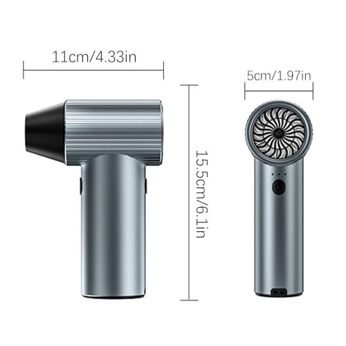 ノーブランド品 x7 ブロワー エアダスター 充電式 ワイヤレスジェットファン 90,000 RPM の商品画像 5