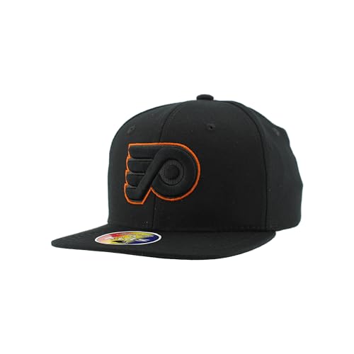 Philadelphia Flyers NHL Officially Licensed Youth Adjustable Snapback Hat Flat Bill Z11 Black Element