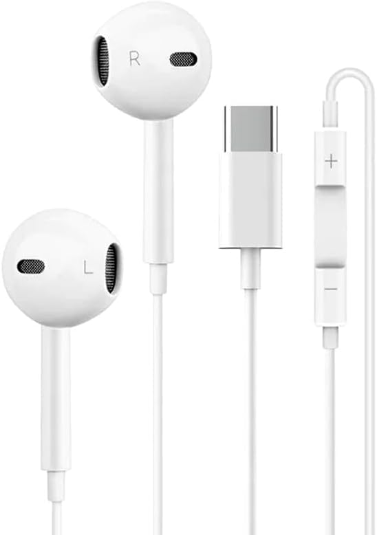 Original USB C Headphones Wired Type-C Earbuds compitable for iPhone 15/15 Plus/ 15 Pro/ 15 Pro Max Wired Earphones Noise Isolation Deep Bass Stereo Sound Headset with Mic Headphones for iPad1, Original USB C Headphones Wired Type-C Earbuds compitable for iPhone 15/15 Plus/ 15 Pro/ 15 Pro Max Wired Earphones Noise Isolation Deep Bass Stereo Sound Headset with Mic Headphones for iPad1,
