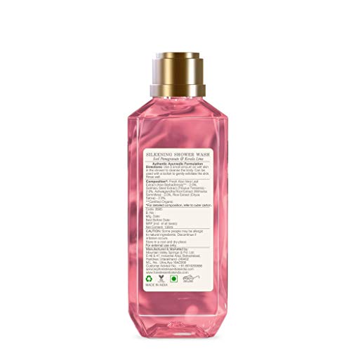 Image of Forest Essentials Silkening Shower Wash Iced Pomegranate & Kerala Lime 130ml (Body Wash)