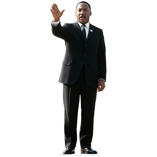 EnjoyView Life Size Cardboard Cutouts, Martin Luther King Jr 1ft