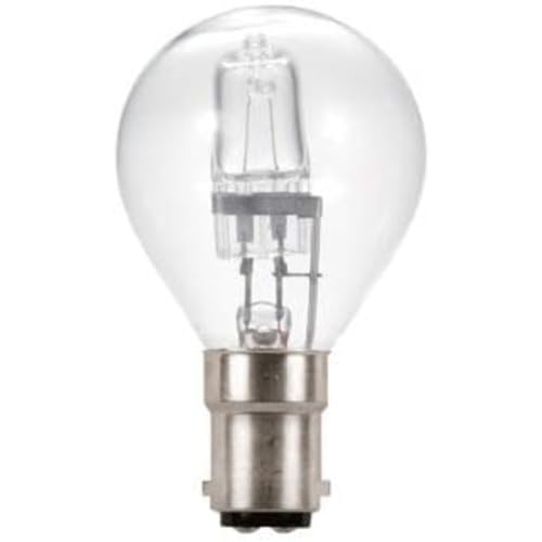 Image of Merriway Eco-Halogen Energy Saving Golfball Dimmable (Twin Pack) 42W, B15d, 42 W