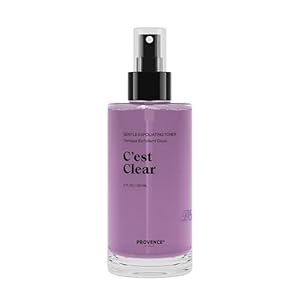 Provence Beauty Sugar Plum Exfoliating Facial Toner – Exfoliating Skin Care Toner for Face – Ideal Face Refresher – Clarifies Pores, Visibly Smooths Texture