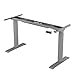 Produktbild SANODESK Basic Line - elektrisch stufenlos höhenverstellbarer Schreibtisch mit Kollisionschutz, Memory-Steuerung und Softstart/Stop Funktion (Grau)