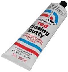 1 lb. Tube USC Red Glazing Putty